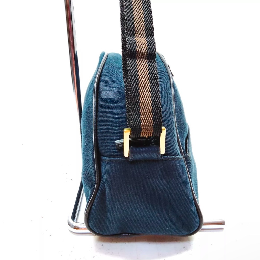 Gucci Navy Canvas Dome Shoulder Bag EUC - Picture 4 of 13